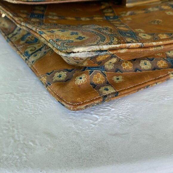 VINTAGE Morris Moskowski Purse Brown OS - Picture 9 of 9